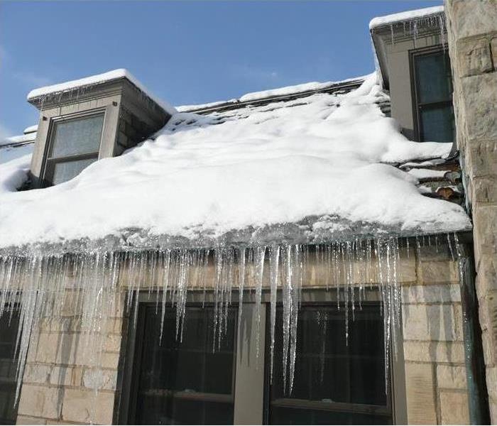 Ice Dam on Roof