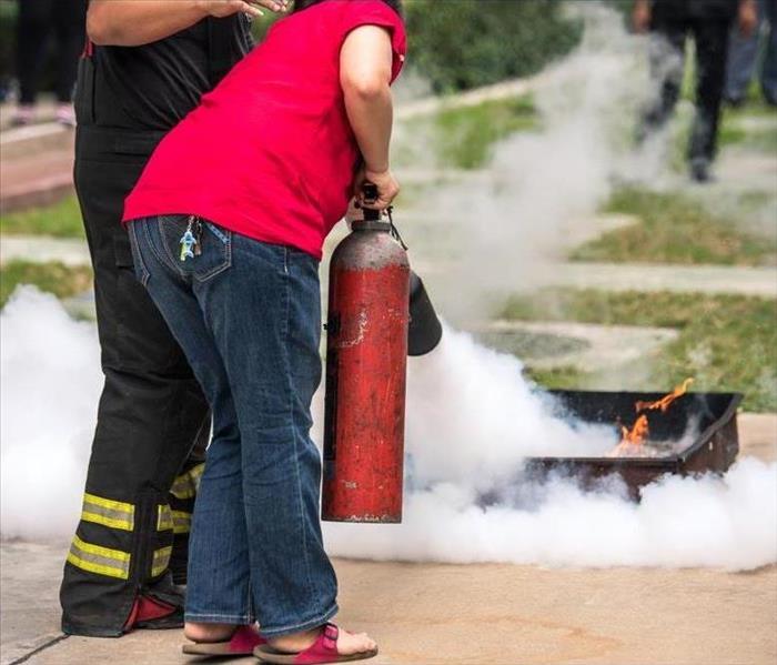 Fire extinguishers are the first line of defense against a fire